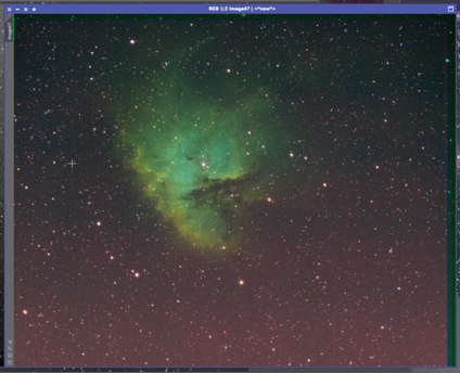 Combined narrowband channels, no post processing  